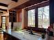 Bright kitchen with a scenic view of the lake at 11813 Edgewater Ct, Raleigh, NC 27614