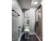 Cozy bathroom with toilet and enclosed shower at 11813 Edgewater Ct, Raleigh, NC 27614