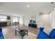 Open-concept space with hardwood floors, ideal for modern living at 1303 Bent Willow Dr, Durham, NC 27704