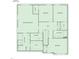 Second floor plan highlighting the main bedroom with ensuite bathroom at 2217 Holtwood Way, Apex, NC 27523