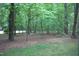Lush wooded lot offers shade and tranquility in the backyard of this home at 2603 Red Pine Rd, Hillsborough, NC 27278