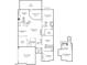 Detailed first and second floor floor plan with measurements at 2910 Reynolda Cir, Durham, NC 27712