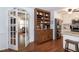 Kitchen with stainless steel appliances, and oak built-ins at 305 Monterey Ct, Benson, NC 27504