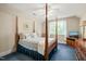 This bedroom offers comfortable accommodations, a ceiling fan, and a bright window view at 3201 Keighley Forest Dr, Wake Forest, NC 27587