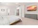 Spacious bedroom featuring carpet, a TV, and a dresser at 325 Porterfield Dr, Youngsville, NC 27596