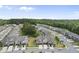 Neighborhood aerial view showcasing well-maintained homes, green spaces, and tree-lined streets at 3406 Antler View Dr, Apex, NC 27502