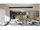 Modern kitchen with a center island, pendant lights, and open layout to the dining area at 389 Deer Tail Ln # 39, Fuquay Varina, NC 27526