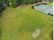 Scenic view of a soccer field, a great place to relax and enjoy an outdoor activity at 39 Forked Pine Ct, Chapel Hill, NC 27517