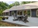 Entertain on this spacious back deck, complete with dining set and easy access to the home at 4022 Tecolote Way, Hillsborough, NC 27278
