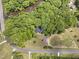 Scenic aerial view of a home nestled among lush greenery and a winding river at 412 Bowen Rd, Rougemont, NC 27572