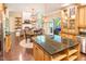 Open concept living area featuring a spacious kitchen, dining area, and living room at 412 Bowen Rd, Rougemont, NC 27572