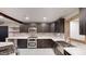 Modern kitchen featuring a farmhouse sink and lots of counter space at 4501 Rockwood Dr, Raleigh, NC 27612