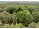 Aerial view of lush neighborhood and tree-lined street at 4505 Wood Valley Dr, Raleigh, NC 27613
