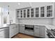 Well-designed kitchen featuring modern cabinets, quartz countertops, stainless steel appliances and hardwood floors at 512 Gordon St # 1006, Durham, NC 27701
