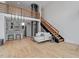 Open floorplan living room featuring a residential elevator, hardwood floors, lots of natural light at 512 Gordon St # 1006, Durham, NC 27701