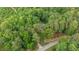Aerial view of a home among trees with a driveway at 5241 Mill Dam Rd, Wake Forest, NC 27587