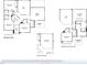 Branford home's second level floor plan, highlighting bedroom layouts and storage options, plus optional gameroom at , Wake Forest, NC 27587