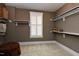 Spacious walk-in closet with built-in shelving and ample storage space at , Wake Forest, NC 27587