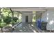 Spacious covered carport with brick columns, providing shelter and extra space at 626 Hoover Rd, Durham, NC 27703