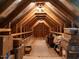 Unfinished attic space ideal for storage or future expansion at 8461 Lentic Ct, Raleigh, NC 27615