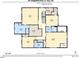 Detailed second floor floorplan showcasing the bedroom, closet, bathroom, and primary bedroom layouts at 937 Sedgefield Park Ln, Cary, NC 27519
