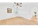 Minimal bedroom with hardwood floors and large closet at 102 Lake Dr, Wendell, NC 27591