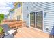 Spacious wooden deck with outdoor seating, perfect for enjoying the fresh air and outdoor living at 1028 Summerhouse Rd, Cary, NC 27519
