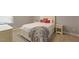 Comfortable bedroom featuring neutral walls, carpet, and a well-lit window for a bright ambiance at 105 Blue Prince Trl, Holly Springs, NC 27540