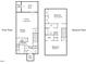 Detailed floor plan illustrating the layout of the first and second floors at 11 Providence Ct, Durham, NC 27705