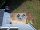 Birds eye view of backyard patio seating area at 11 Providence Ct, Durham, NC 27705