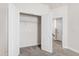 Bedroom closet featuring carpeted floor and wire shelving units at 1101 Boxcar Way, Apex, NC 27502