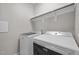 Bright laundry room featuring new washer and dryer units for convenient laundry tasks at 1103 Capstone Dr, Durham, NC 27713