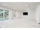 Finished basement featuring a walkout to the backyard at 114 Cross Country Way, Durham, NC 27703