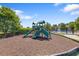 Community playground area complete with multiple slides and ample play space at 117 Woodlark Ln, Holly Springs, NC 27540