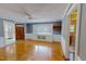 Bright and airy living room boasts hardwood floors, and a large bay window at 1509 Logan St, Durham, NC 27704