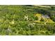 Expansive aerial view of a lush property surrounded by dense trees and greenery at 1661 Reno Sharps Store Rd, Bear Creek, NC 27207