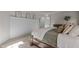 Main bedroom view featuring bed and decorative wall with white shiplap at 168 Amber Acorn Ave, Raleigh, NC 27603