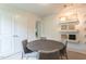 Bright room with a round table, carpet flooring, and white walls at 171 Alice Trace Place, Angier, NC 27501