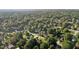 An aerial shot of a quiet, tree-lined neighborhood filled with lovely homes at 2037 Gurney Ct, Burlington, NC 27215