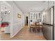 Open-concept kitchen and dining area with seamless flow to the living spaces at 205 Coachman Dr, Garner, NC 27529