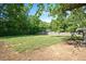 Green backyard featuring lush grass and a privacy fence at 2210 Milburnie Rd, Raleigh, NC 27610