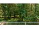 Fenced backyard bordering a lush wooded area, providing a private and natural setting at 2717 Jack Rd, Clayton, NC 27520