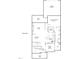 First floor plan with living spaces, kitchen, primary bedroom, garage, and multiple porches at 281 N Serenity Hill Cir, Chapel Hill, NC 27516