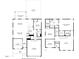 Detailed floor plan of home showcasing the layout of rooms on the first and second floors at 3678 Horton Hill Dr, New Hill, NC 27562