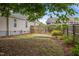 The fenced backyard features a small patio area and is complemented by green foliage, enhancing the property's appeal at 401 Haywood St, Raleigh, NC 27601