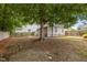 A large tree casts shade over the partially fenced backyard, offering a serene and private outdoor space at 401 Haywood St, Raleigh, NC 27601