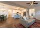 Inviting living space with a modern kitchen, dining area, and comfortable seating at 474 Pine Ridge Rd, Zebulon, NC 27597