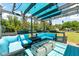 Relaxing lounge area features comfortable seating, a fire pit, and a covered pergola, creating an inviting outdoor space at 60 Consella Way, Franklinton, NC 27525