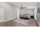 Spacious main bedroom with ceiling fan and plenty of natural light at 60 Consella Way, Franklinton, NC 27525
