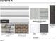 Exterior design scheme showcasing siding, trim, door, and brick options at 705 Holstein Dairy Way, Wake Forest, NC 27587